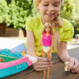 Set Barbie Lancha Rápida, Muñeca Barbie con Pelo Rubio, Chaleco Salvavidas Rosa, Barco, Cachorro, Accesorios, Regalos para 3+, Grg30 Naty Shop Muñecas