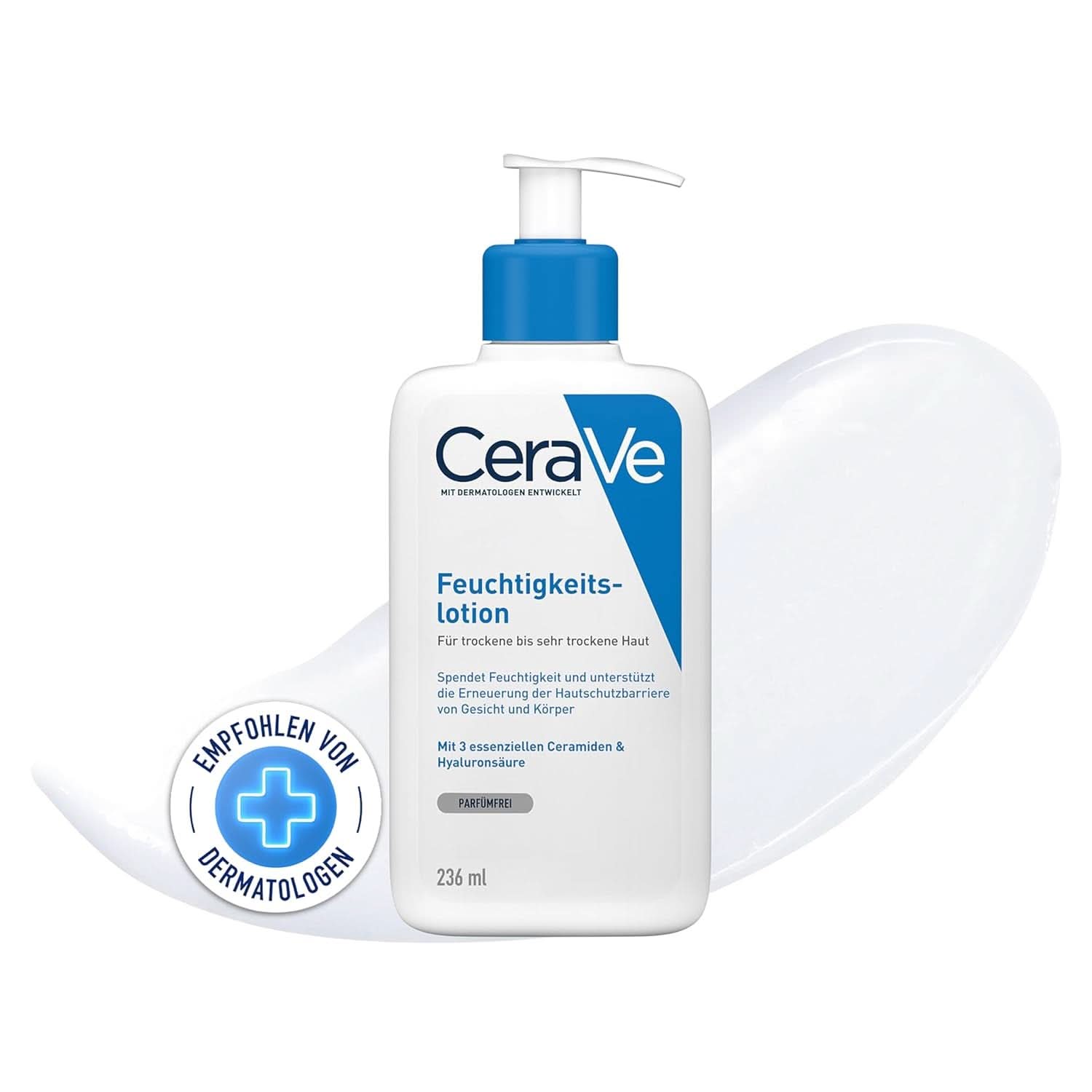 Cerave loción corporal con bomba dosificadora, indicada para dermatitis atópica y pieles secas o muy secas, 236 ml Cosmética y Belleza Naty Shop