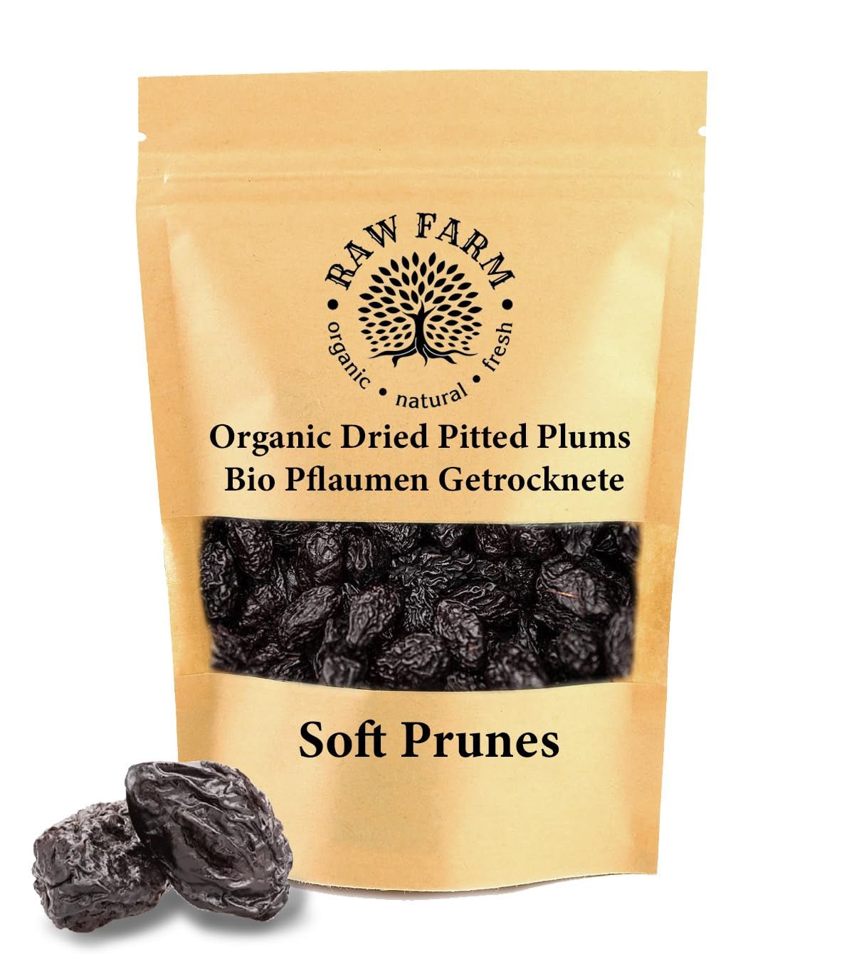 1 kg de ciruelas secas ecológicas con hueso blando, sin aditivos ni conservantes, totalmente naturales Productos secos Naty Shop Título predeterminado