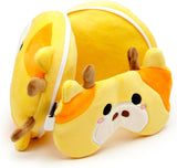 Almohada Puckator Jirafa, EPS 93% Poliéster, 7% Elastano, Multicolor, Almohadas de Viaje Tamaño Estándar Naty Shop
