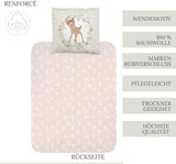 Ropa de cama para niña, Bambi, 100% algodón Ropa de cama - infantil Naty Shop