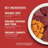 Lily's Kitchen Alimento húmedo para gatos adultos con ingredientes naturales, paquete de bandejas múltiples, orgánico, sin cereales, 4 x (8 x 85 g)