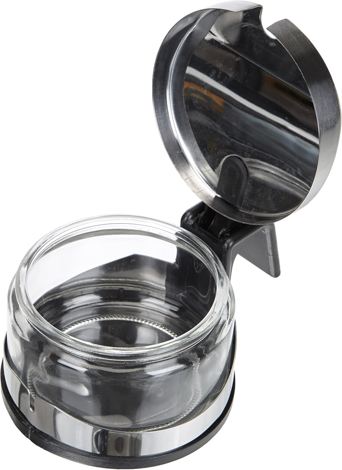 Coctelera Classic, 250 ml, con cuchara, acero inoxidable, plateado/transparente, 13 x 10 x 9 cm, 2 unidades