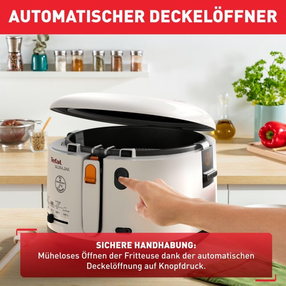 Freidora Tefal FF1631 Filtra One, 1.900 W, Capacidad 1,2 kg Electrodomésticos Naty Shop
