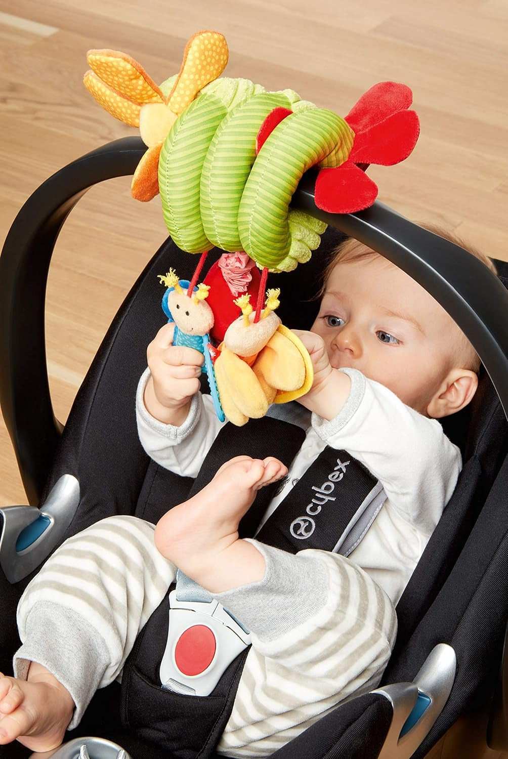 SIGIKID 42249 Mariposa Espiral Activa Baby Activity On Tour juguete niña para niños recomendado desde el nacimiento multicolor Juguetes Bebe Naty Shop