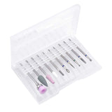 10 piezas Nagelbohrer Bits, Nagelfräser, Wolframlegierung Nagelfräser Bits, Professioneller Nagelfräser, Gelnägel Zubehör Nageldesign Zubehör Für Maniküre Pedicüre Entfernen Nail Art