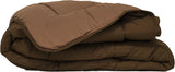 Couette CALGARY Chocolate/Corail 140 Edredones y edredones Naty Shop 200X140X1 cm