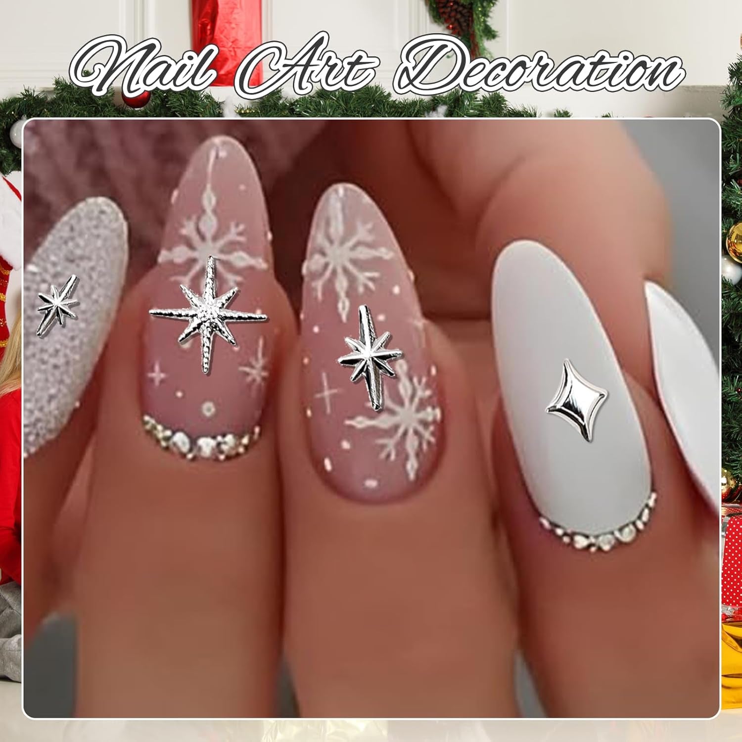 400 piezas Stern Nail Charms Oro Plata, Charms Nägel Zubehör, Nagel Deko, Nail Art Zubehör, Nagel Charms, Nagel Steine, Nail Design, Charms Für Nägel