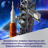 LEGO Icons Plataforma de lanzamiento Artemis de la NASA, regalo, decoración para salón u oficina, juego de construcción para adultos con cápsula espacial Orion y plataforma de lanzamiento, artículo de colección 10341 Juegos de construcción Besuche den LEGO-Store