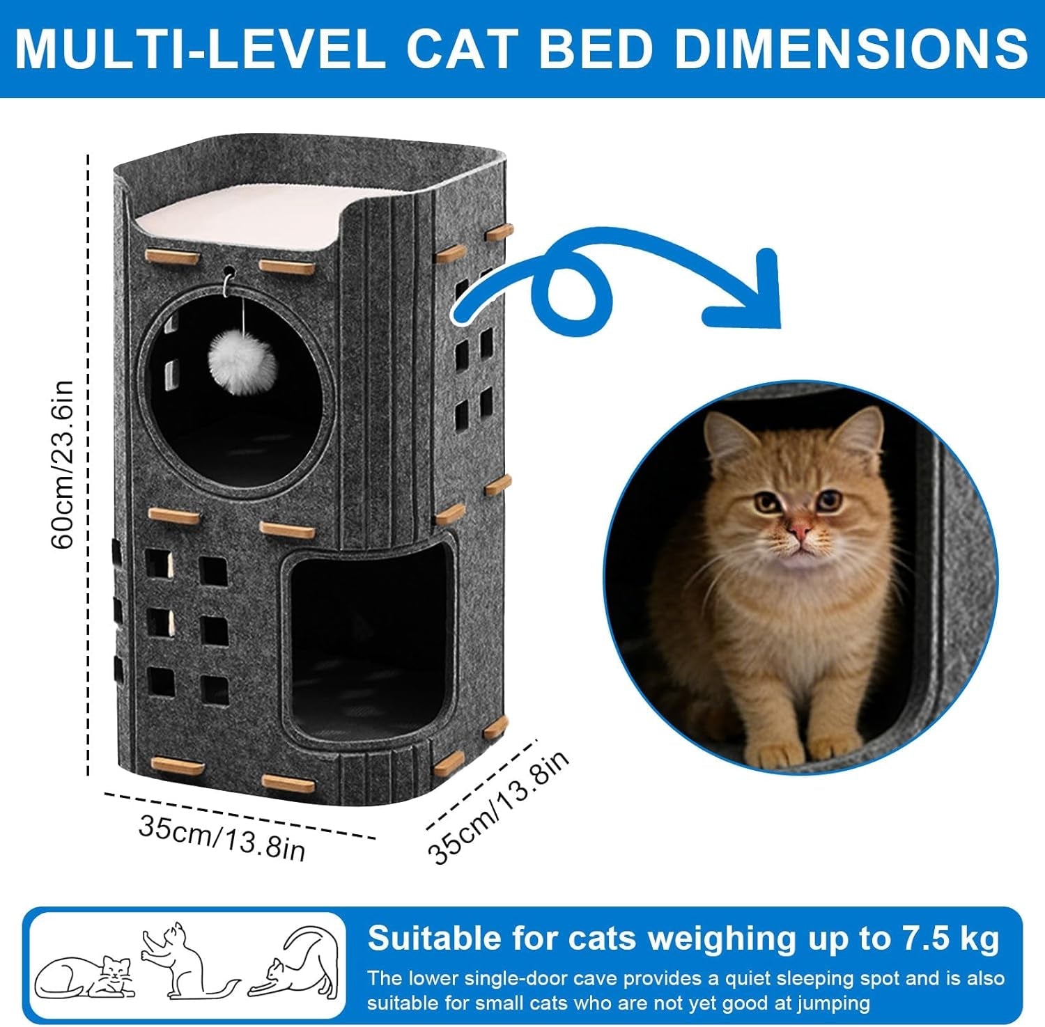 Mantas y Muebles, Mascotas, Casas y Cuevas, Gatos, Camas para gatos, Gatos - camas, colchones