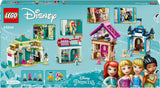 LEGO Disney Princess: Disney Princess Adventure Market, casa de juguete con 4 muñecas, incluidas Cenicienta y Ariel, juego con mapa del tesoro, regalo para niñas y niños a partir de 6 años 43246 Juegos de construcción Besuche den LEGO-Store