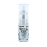 Sugarflair White Pump Powder Spray - Colorante alimentario para decoración de pasteles, spray sin aerosol para pasteles, magdalenas y más - 10 g