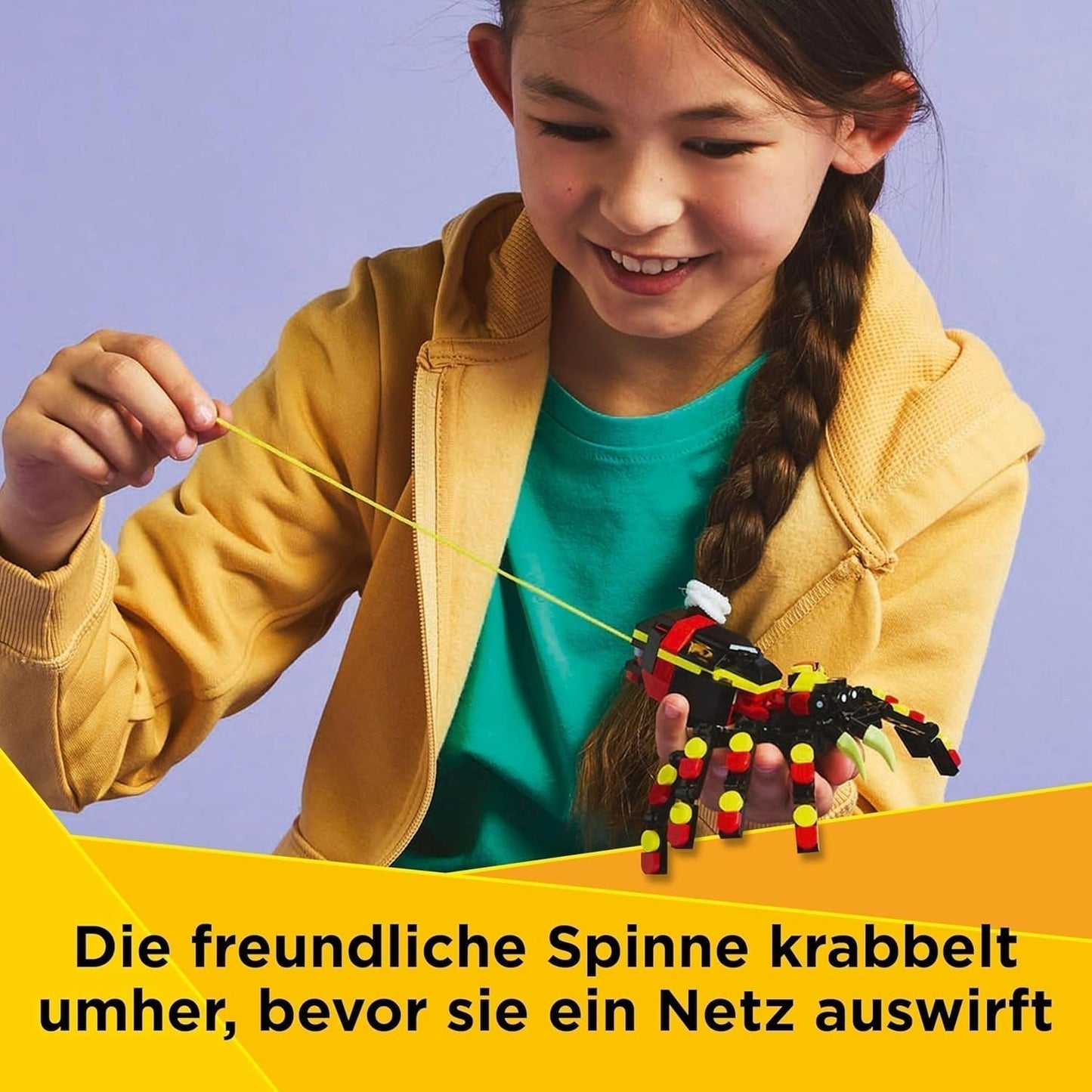 LEGO Creator 3In1 Animales salvajes: Araña sorpresa - juguete para reconstruir en figura de escorpión o serpiente - set de construcción con 3 modelos - regalo para niños y niñas a partir de 7 años 31159 Juegos de construcción Besuche den LEGO-Store