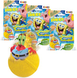 INKEE Bob Esponja Sorpresa Bomba de Baño para Niños Bob Esponja Coleccionable 80 Gramos Naty Shop Juego de 3 Bombas de Baño Sorpresa Bob Esponja