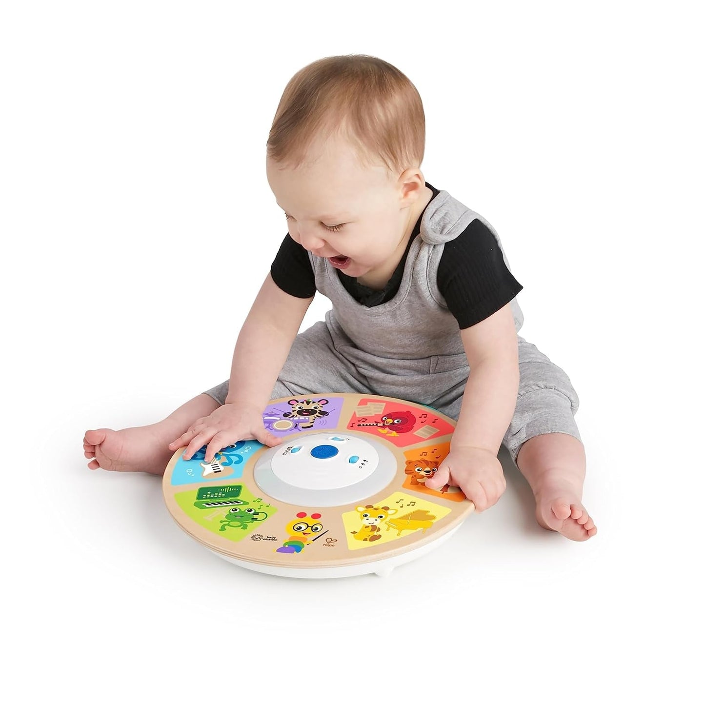 Baby Einstein, Hape, Cal's Smart Sounds Symphony Magic Touch Juguete de actividades electrónico de madera en 3 idiomas (inglés, francés y español), 3 modos, a partir de 6 meses Juguetes para bebés Naty Shop