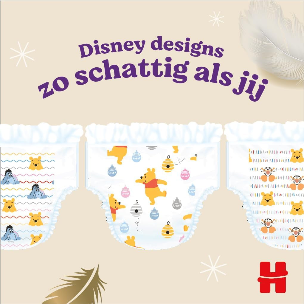 Pañales Huggies Extra Care, talla 5 (12-17 kg), diseño Disney, 96 piezas