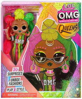 Jajaja ¡Sorpresa! Muñeca de moda OMG Queens - SWAYS - 20 sorpresas que incluyen atuendo, accesorios, soporte para muñecas y más - Coleccionable - Para niños y niñas de 4 años en adelante