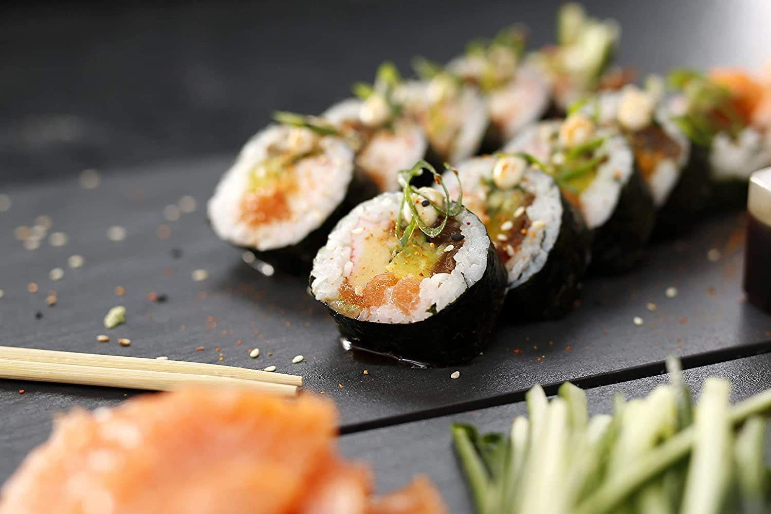 ITA-SAN Sushi Set (set completo de 9 piezas, ideal para principiantes, para prueba o regalo) 1 paquete