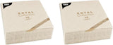 Papstar, 50 servilletas "ROYAL Collection" pliegue 1/4 40 Cm X 40 Cm champagne "Elegance", #86497