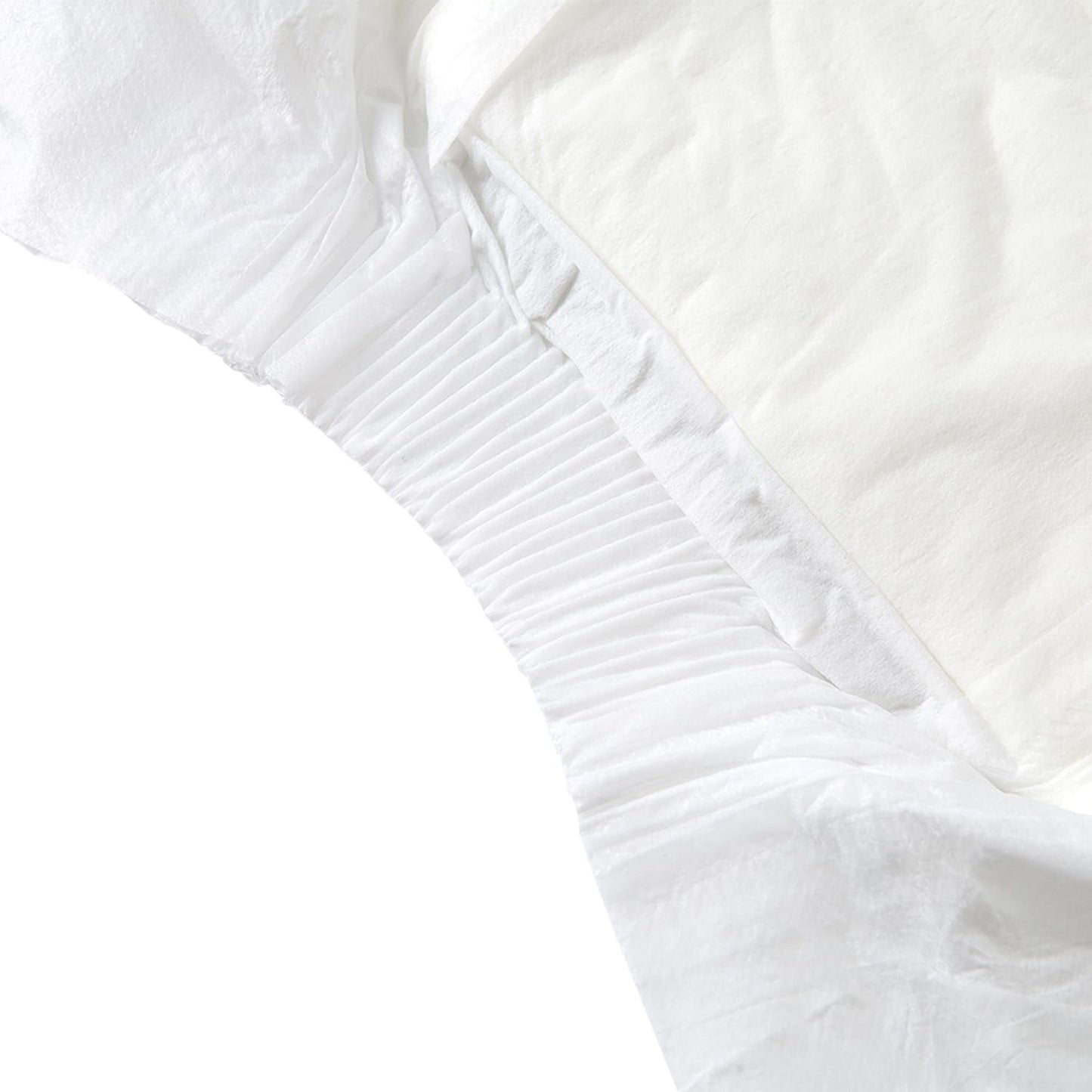 CutiePlusU Pañales para Adultos, Paquete de 10 Bragas Desechables para Incontinencia con Lazos para Mujeres y Hombres, Máxima Absorbencia Durante la Noche - Blanco (Tamaño Mediano 71-96cm)