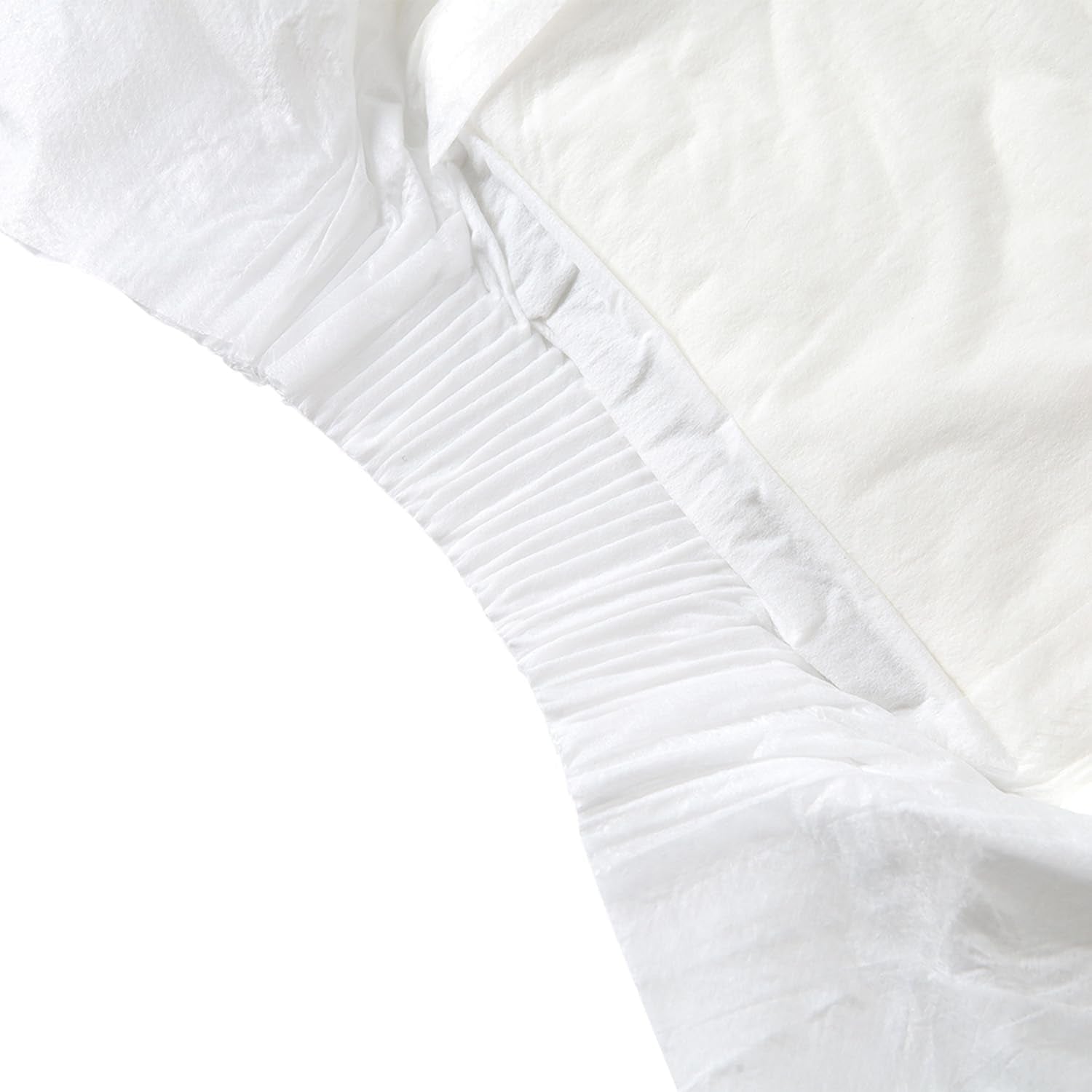 CutiePlusU Pañales para Adultos, Paquete de 10 Bragas Desechables para Incontinencia con Lazos para Mujeres y Hombres, Máxima Absorbencia Durante la Noche - Blanco (Tamaño Mediano 71-96cm)