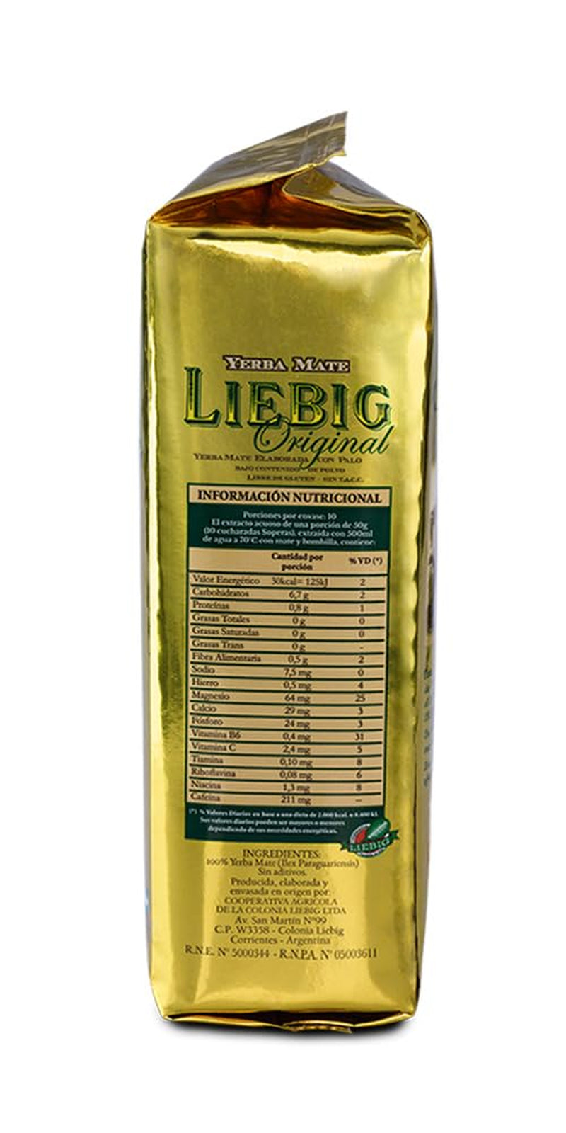 Liebig Original 500G - Mate de Argentina con trozos de tallo