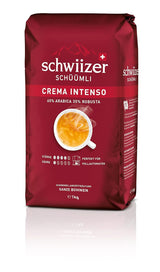 Schwiizer Schüümli Intenso, cápsula, café molido 1kg - Intensidad 4/5 - Certificado UTZ (paquete de 4)