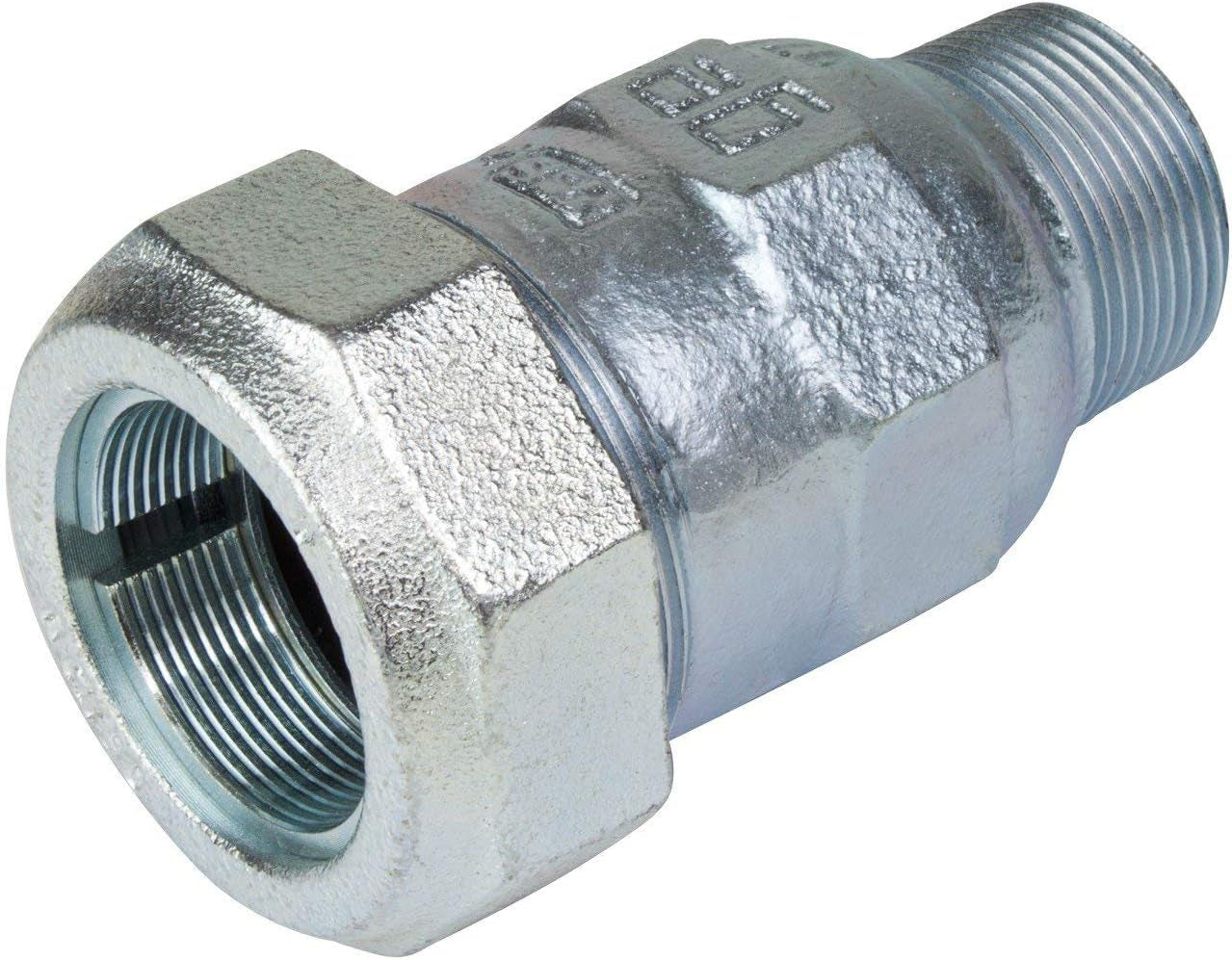 Conector A de abrazadera de hierro fundido maleable, 3/4 pulgadas x 26,9 mm, 01.150.00.02