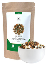 Té verde japonés Genmaicha con arroz asado, 50% Kagoshima Sencha, té verde suelto premium, mezcla tradicional, sin sabores añadidos, 100 g | Wondertea té verde japonés Genmaicha