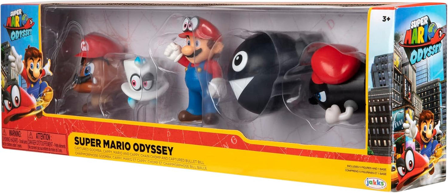Ksruee Super Mario Mario Odyssey Pack Figuras De Acción 5,6cm Naty Shop