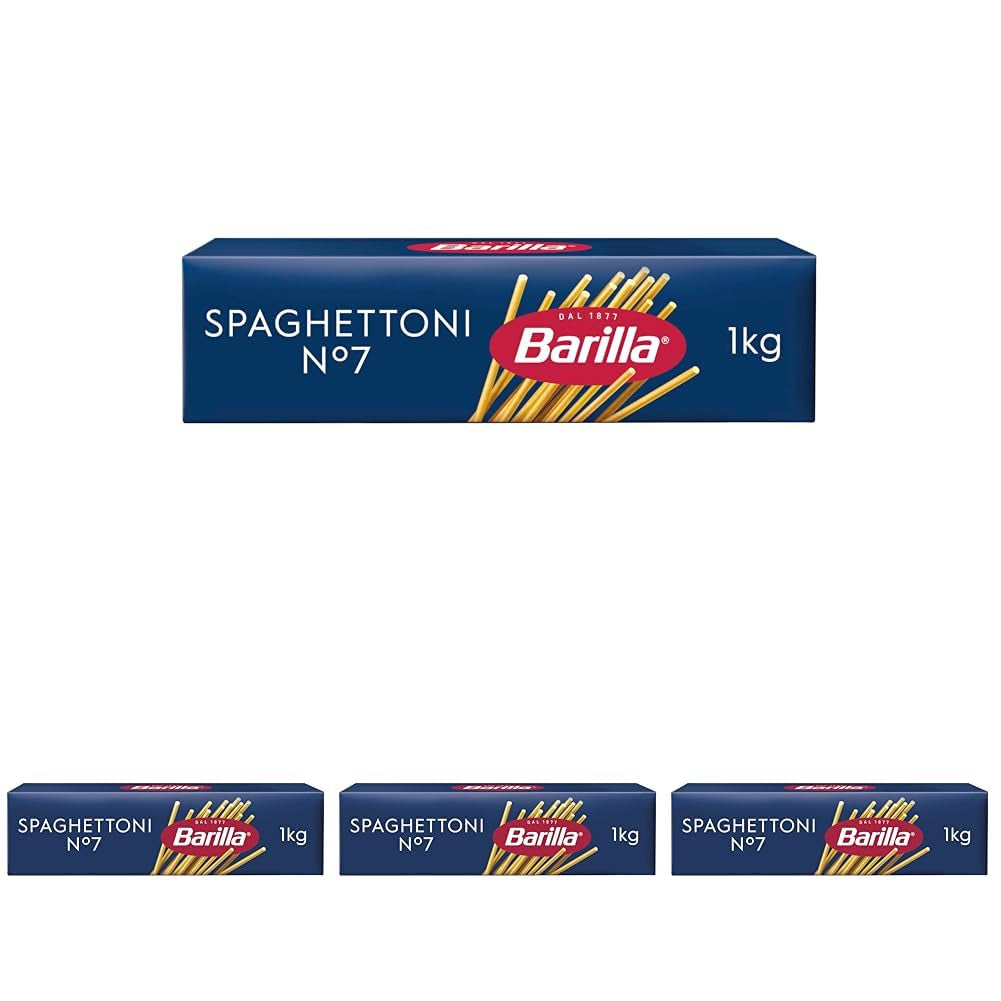 Barilla Pasta Klassische Spaghetti n.5 aus Hartweizen immer al dente de alta calidad, (1 x 500 g), insípido