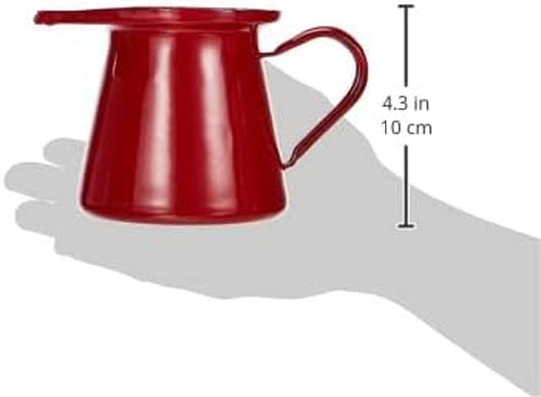 910550 – Taza de leche roja, sirve 0,50 litros.
