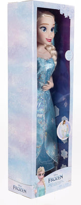 Muñeca gigante Disney Frozen Playdate Elsa de 80 cm de Jakks Pacific Muñeca totalmente articulada con 11 puntos de articulación Incluye cepillo para el pelo y accesorios