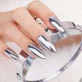 Polvo de uñas cromado Aurora Ice Shimmer polvo de pigmento cromado 4 Uds polvo cromado Nägel Nail Art Nageldesign