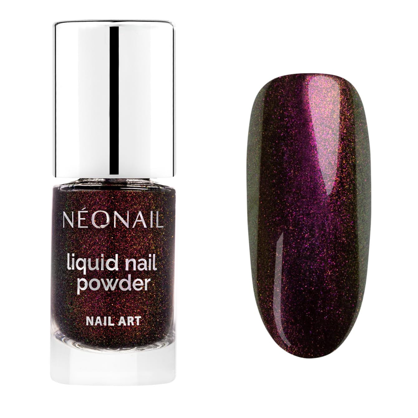 NÉONAIL Polvo Líquido Para Uñas Chameleon 04 - Flüssiger Nagelpuder - Chrome Nail Powder - Glitzer Nägel Puder - Nail Art - Nageldesign Zubehör - Glitter Powder - Chrom Nagelpuder - Grün, Gelb - 6,5 Ml