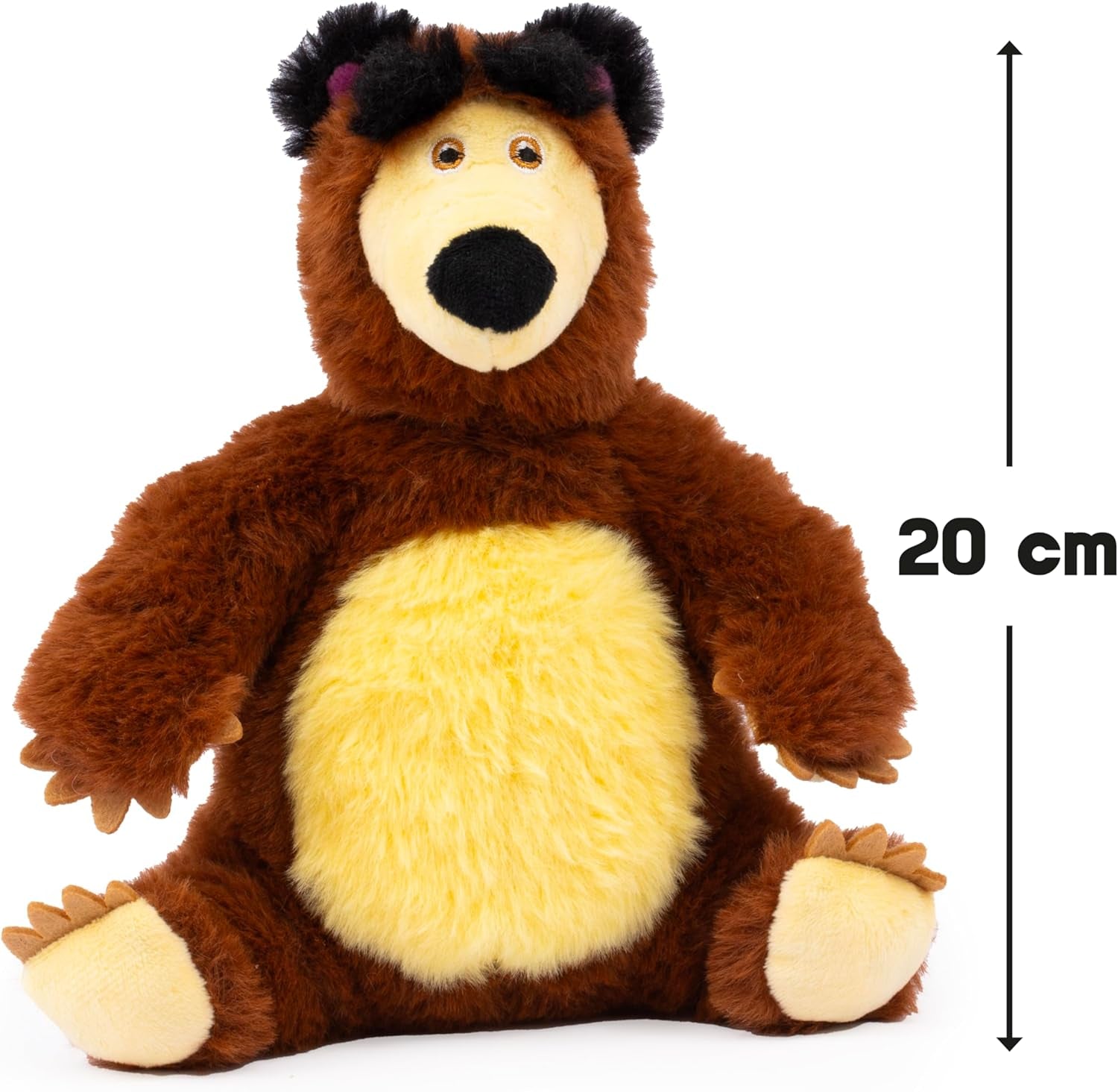 Masha y Michka Muñeca Masha de 12 cm y Peluche Bärka de 20 cm para niños a partir de 3 años MHA21