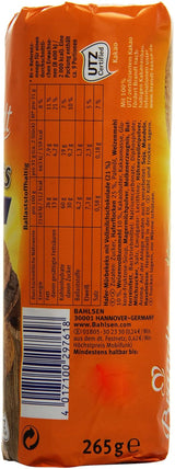 Brandt Hobbits Chocolate Pack 265g - Galletas integrales crujientes de avena y chocolate - Masa crujiente para toda la familia - en un práctico panecillo