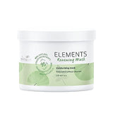 Wella Professionals Elements - cuidado natural para cabello seco, dañado y cuero cabelludo sensible - acondicionador sin aclarado, mascarilla y spray con antioxidantes y esencia de oliva Mascarilla capilar Naty Shop Mascarilla capilar 500ml