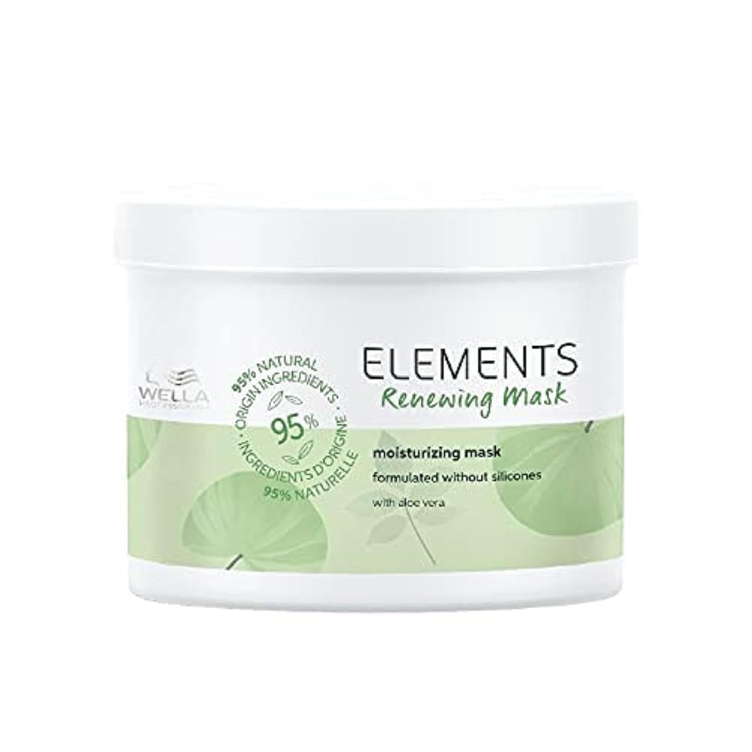 Wella Professionals Elements - cuidado natural para cabello seco, dañado y cuero cabelludo sensible - acondicionador sin aclarado, mascarilla y spray con antioxidantes y esencia de oliva Mascarilla capilar Naty Shop Mascarilla capilar 500ml