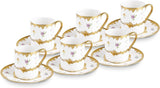 Café Karaca Bidter para 6 personas, multicolor