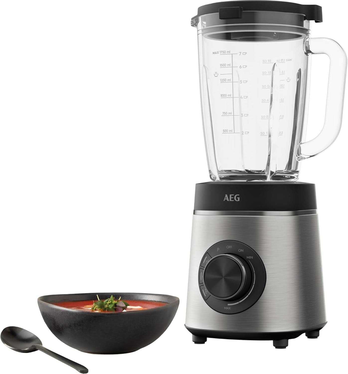 AEG TB6-1-6S BATIDORA DE PIE/Control de velocidad 3 Programas Función Smoothie ICE Cocina Naty Shop