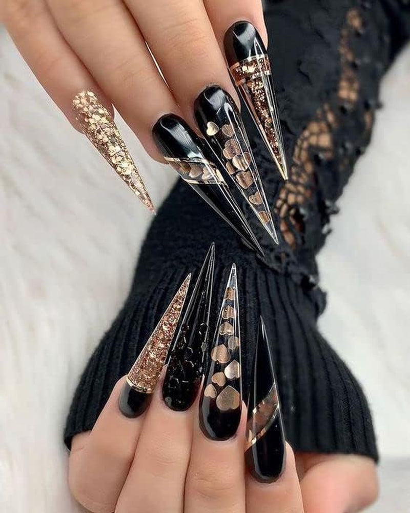 EBANKU 500 puntas de uñas postizas artificiales, gel suave mate, puntas transparentes, puntas de uñas artificiales para extensiones de uñas, juego de uñas postizas, 12 tamaños-A