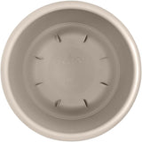 elho Amiga Round 30 - Maceta para interior y exterior - 100% plástico reciclado - Ø 29,5 x Alt. 20,2 cm - Beige/Beige hongo