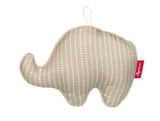 SIGIKID Catch Elephant, Sonajero para bebé RedStars: atrapa, descubre, juega, para bebés desde el nacimiento, nº artículo 42951, beige-gris 13 cm Jucarii Bebe Naty Shop Título predeterminado