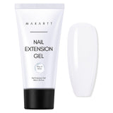 Makartt Poly Nail Extension Gel - Gel de extensión acrílico, gel fortalecedor de uñas, decoración de uñas, 50 ml (púrpura)