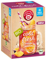 Teekanne Cold & Fresh BIO 4Er Mix - Con las nuevas variedades limón-menta, melocotón-maracuyá, naranja-romero, pomelo-menta-jengibre (4 X 45G)