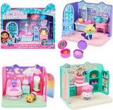 Habitación Deluxe de la casa de muñecas de Gabby, habitación para gatos, muebles y 2 cajas sorpresa con accesorios temáticos, adecuada para edades de 3 años en adelante