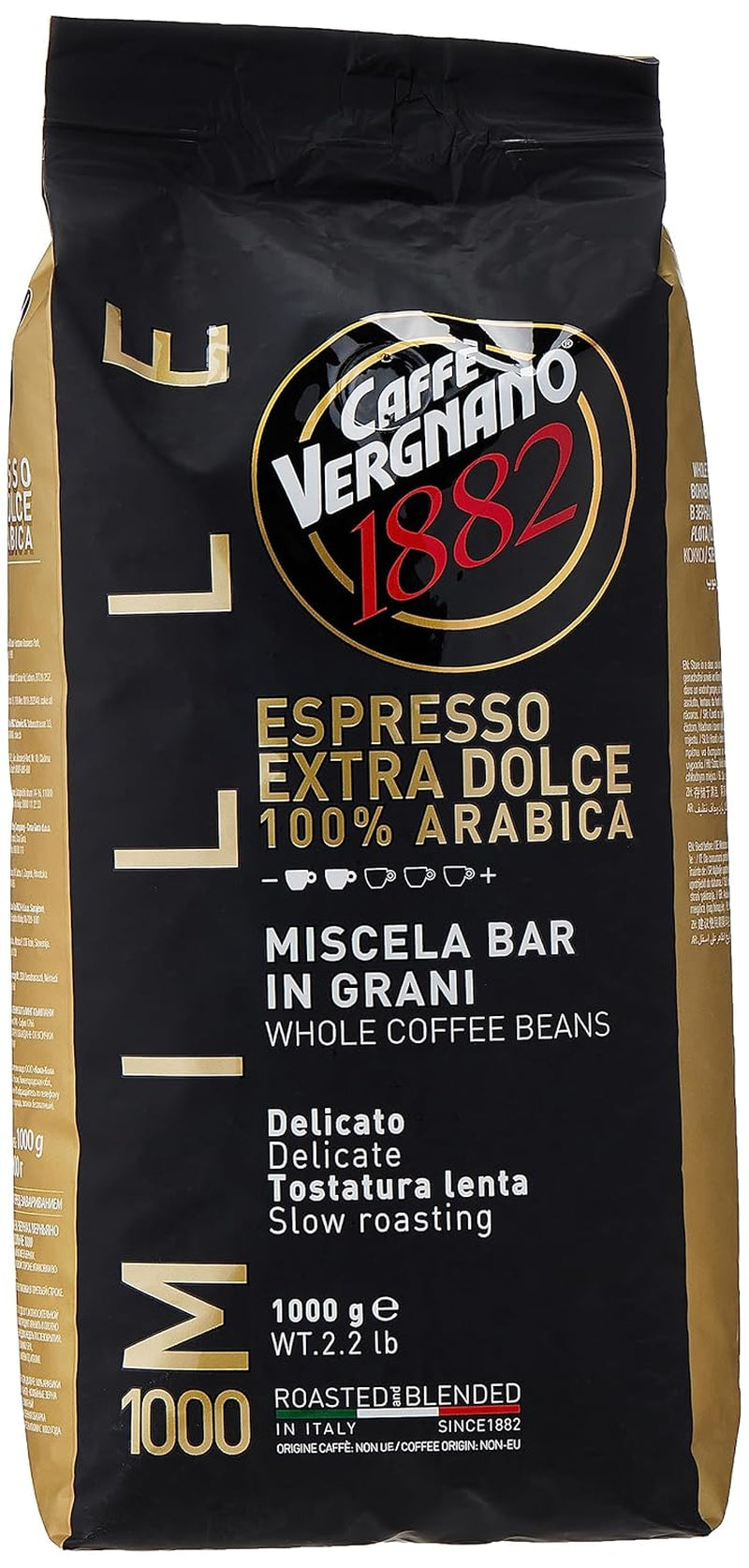 Caffè Vergnano EXTRA DULCE café espresso en granos 1000 (1kg)