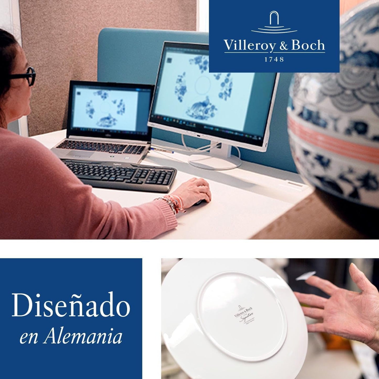 Villeroy & Boch - Azucarero Mariefleur, colores surtidos, apto para lavavajillas, microondas, azucarero con tapa, azucarero, contenedor, accesorio para café, vajilla floral, porcelana premium