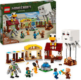 LEGO Minecraft Ghast Balloon Attack - Juguete de jugador para niños - Set de construcción de videojuegos de casa, pollo y gólem - Mercancía de película para niños mayores de 10 años - 21273 Juegos de construcción Besuche den LEGO-Store Default Title